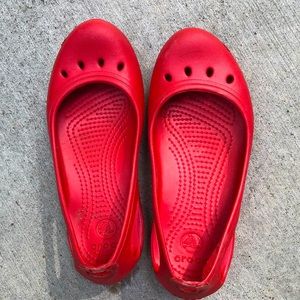 Ballet flat style crocs